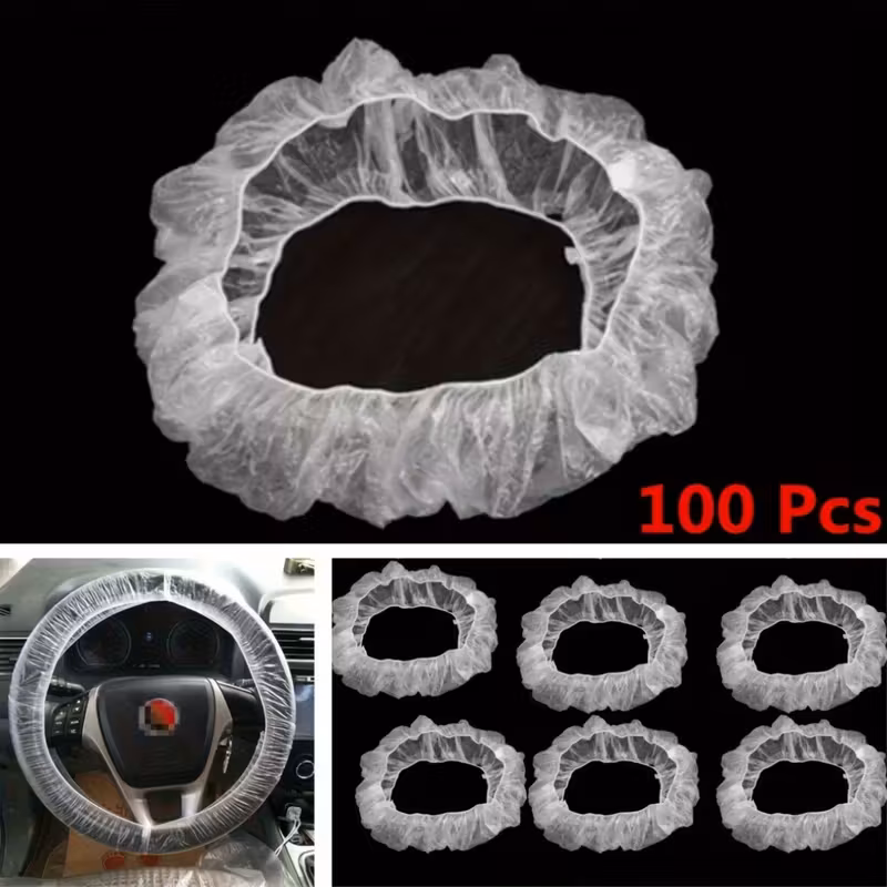 Fundas desechables para volante – transparentes