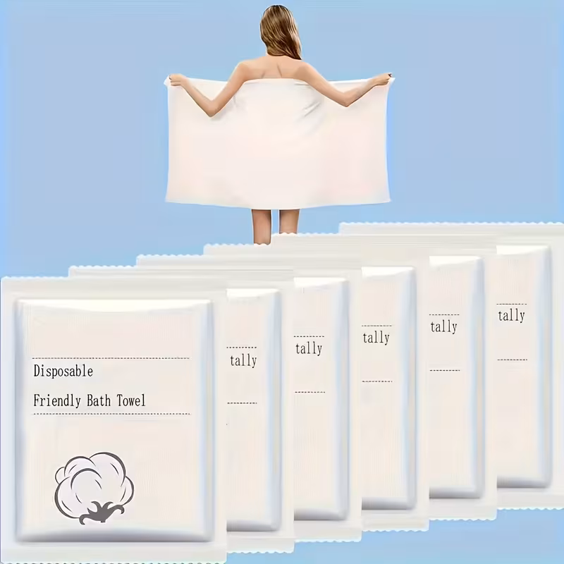 Toallas de baño desechables de 55×28 pulgadas – 6 uds.