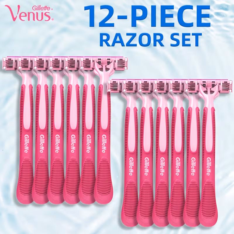 Maquinillas de afeitar desechables para mujer – 12 uds.