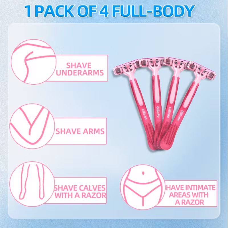 Maquinillas de afeitar desechables para mujer – 12 uds.