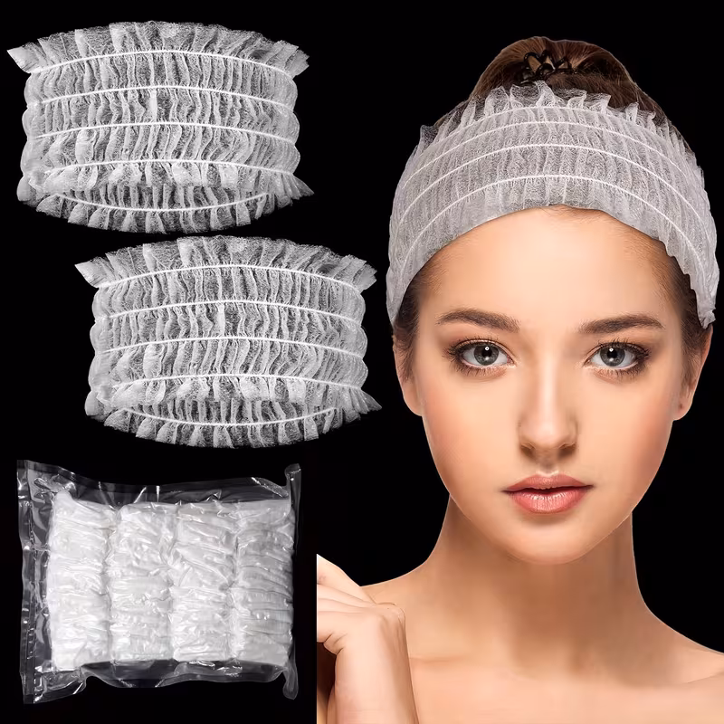 Cintas cosméticas desechables para el pelo – 50 uds.
