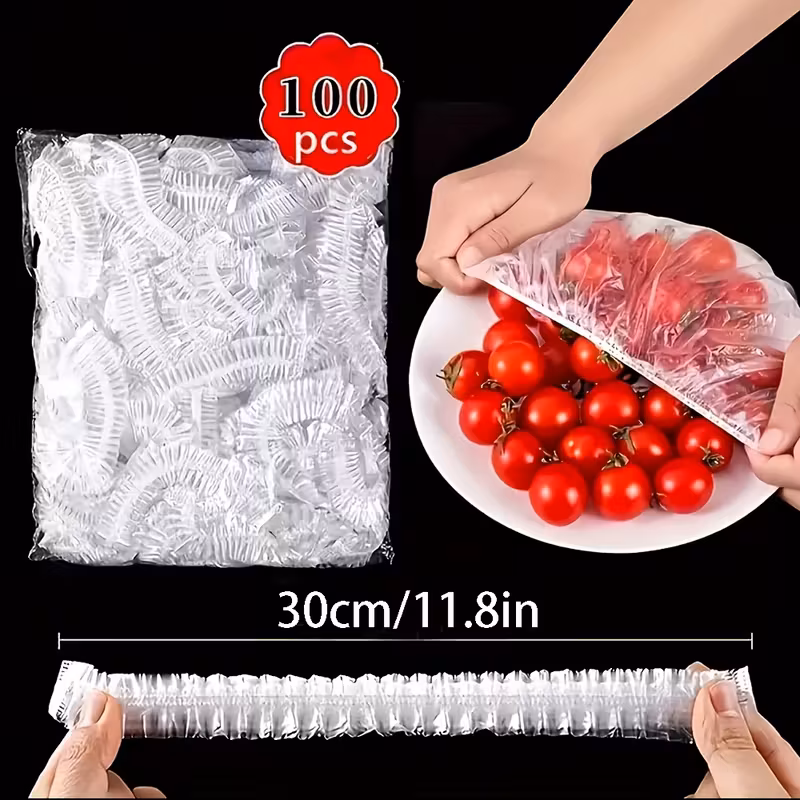 Tapas desechables de film para alimentos – autoadhesivas