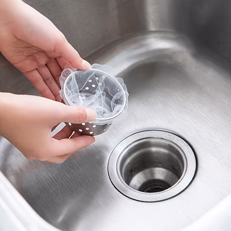 Bolsas filtrantes desechables para fregadero – 100 uds.