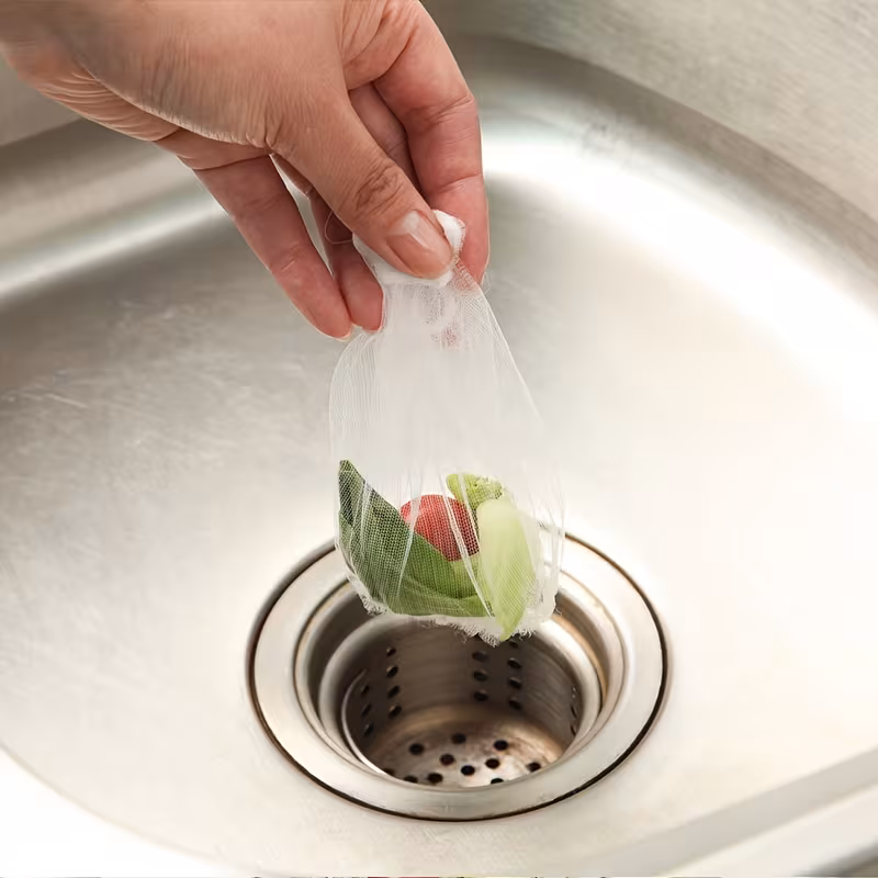 Bolsas filtrantes desechables para fregadero – 100 uds.