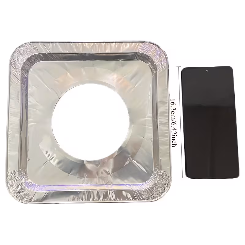 Protectores desechables de papel de aluminio para quemadores – 18 / 54 uds.
