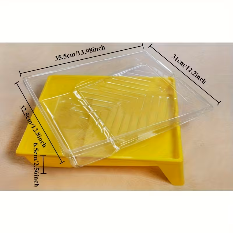 Set de cubetas desechables para bandeja de pintura – 3 uds. con bandeja y mango